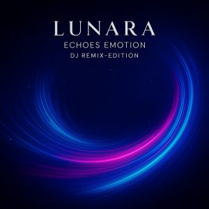 Cover der Remix-EP „Echoes Emotion“ von Lunara, 2025